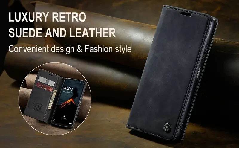 Flip Flip Case Pocket Magnetic Card Holder Stand Function Protective Cover