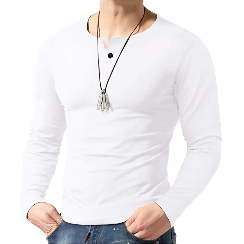 Autumn And Winter New Men'S Long Sleeves