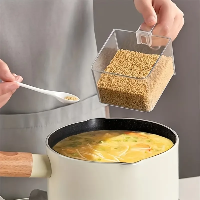 Wall Mounted Seasoning Box - 5-Compartment Spice Organizer for a Tidy Kitchen