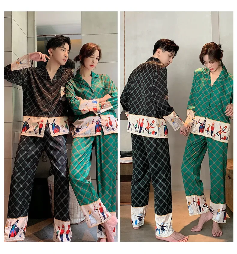 Spring and autumn pajamas home service suit