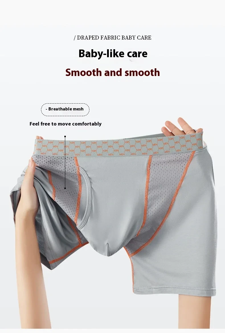 Men's Boxers Transparent Mesh Shorts