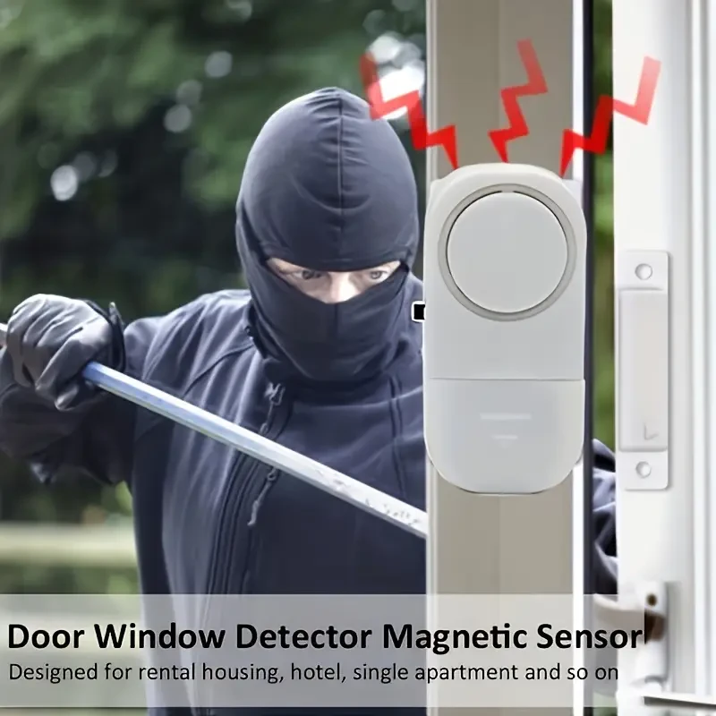 Wireless Window Door Burglar Alarm Magnetic Sensor Security System