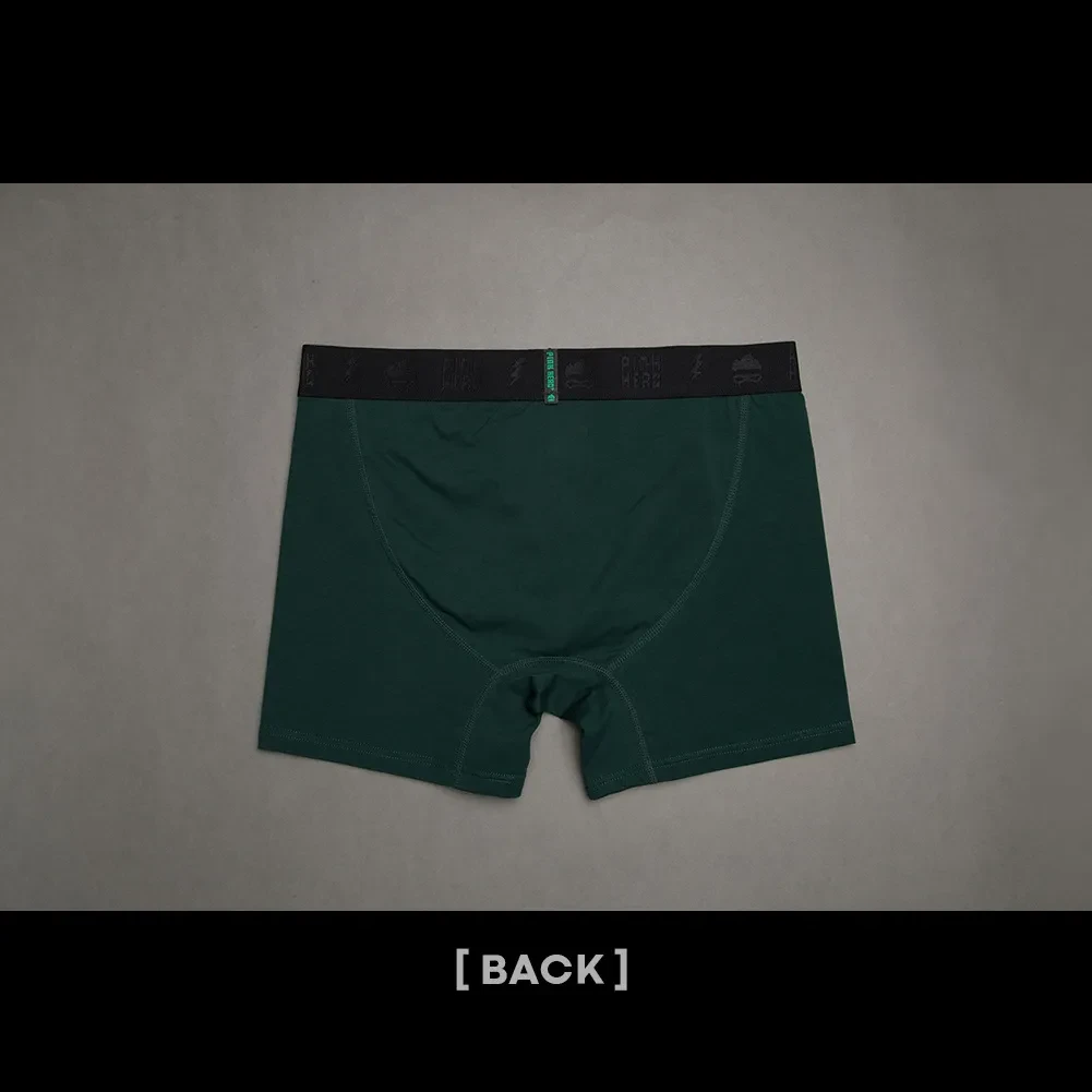 Cotton Pull Frame Fine Thin Floral-print Men's Boxer Briefs