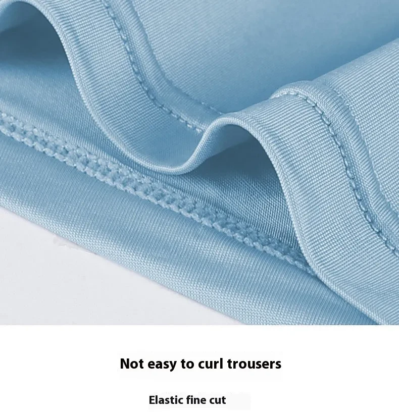 Summer Men's Underwear Ice Silk Boxer Breathable Trendy