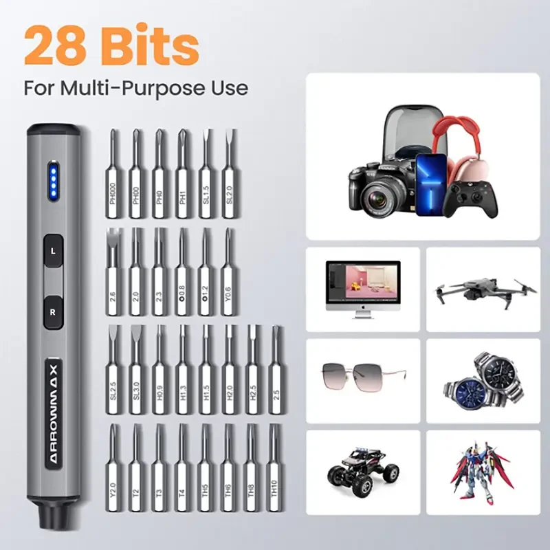 ARROWMAX Precision Electric Screwdriver Set