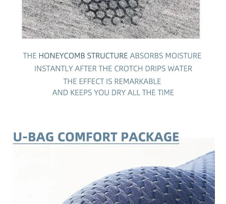 Men's Breathable Mesh Ice Thin Summer Boxer Shorts