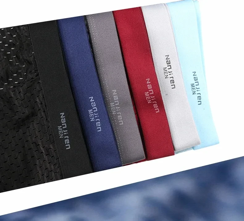 Men's Breathable Mesh Ice Thin Summer Boxer Shorts