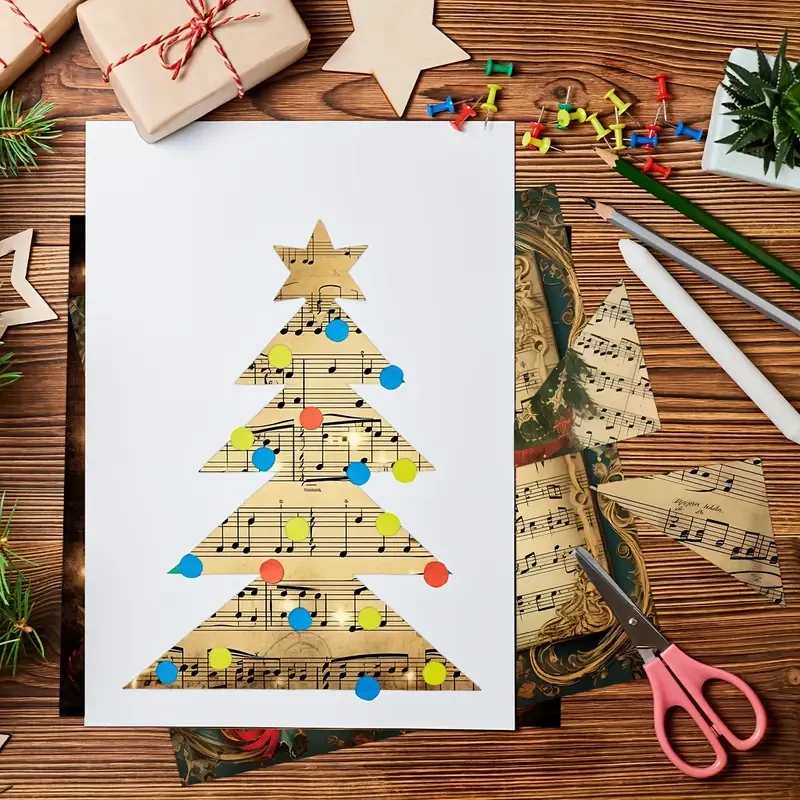 Vintage Christmas Cardstock