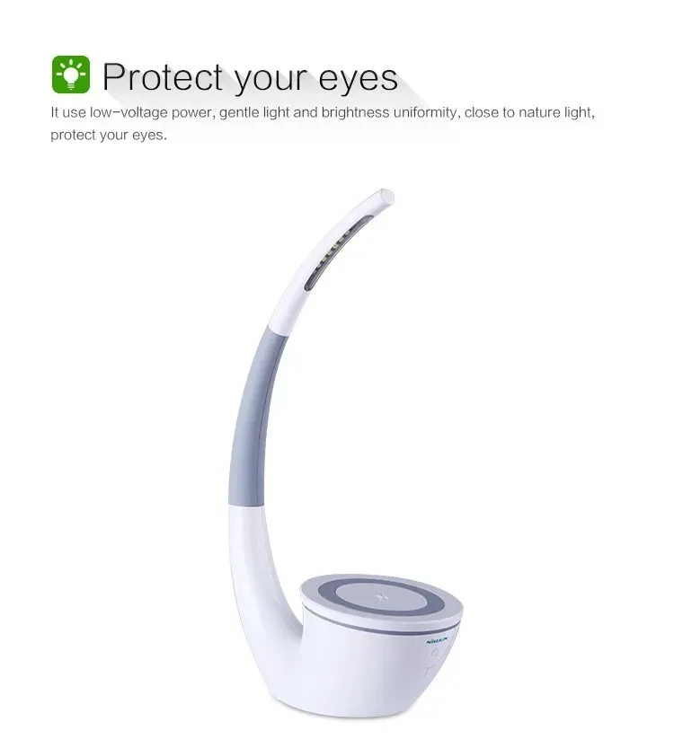 High-technology Wireless Charger Phantom Table Lamp Wireless Life Eyecare Phone Power Charger