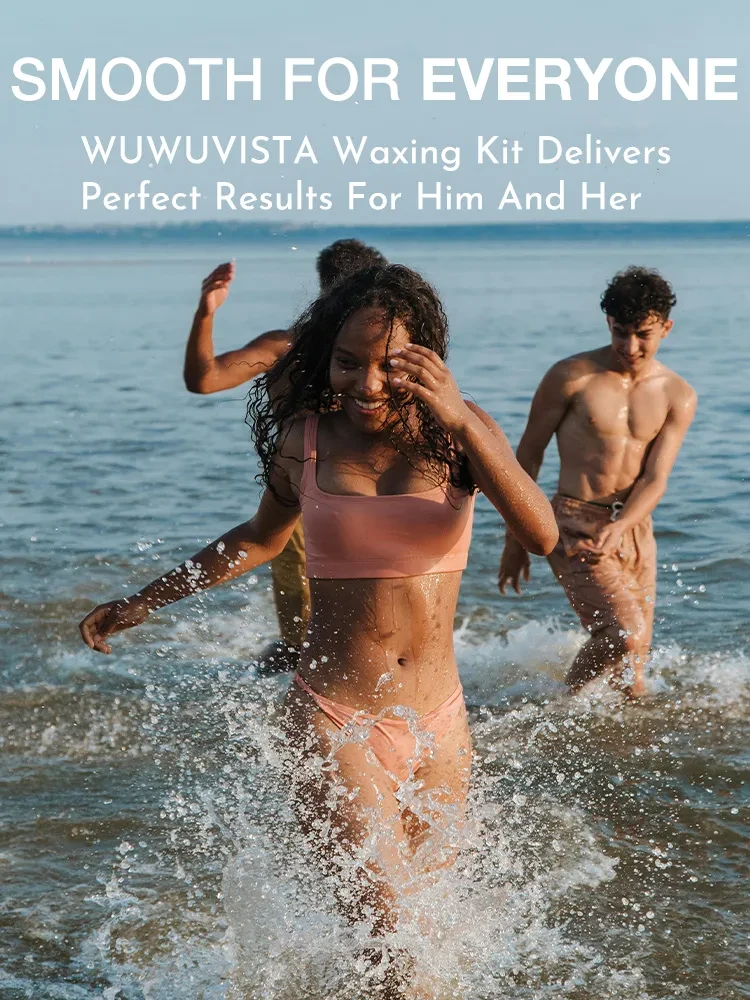 Hair Removal Set Hypoallergenic Wax Kit With Wax Beads