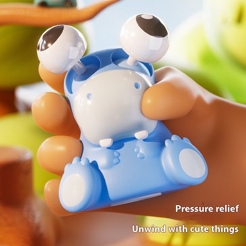 Creative Eye-popping Stuff Squeezing Toy Decompression Little Doll