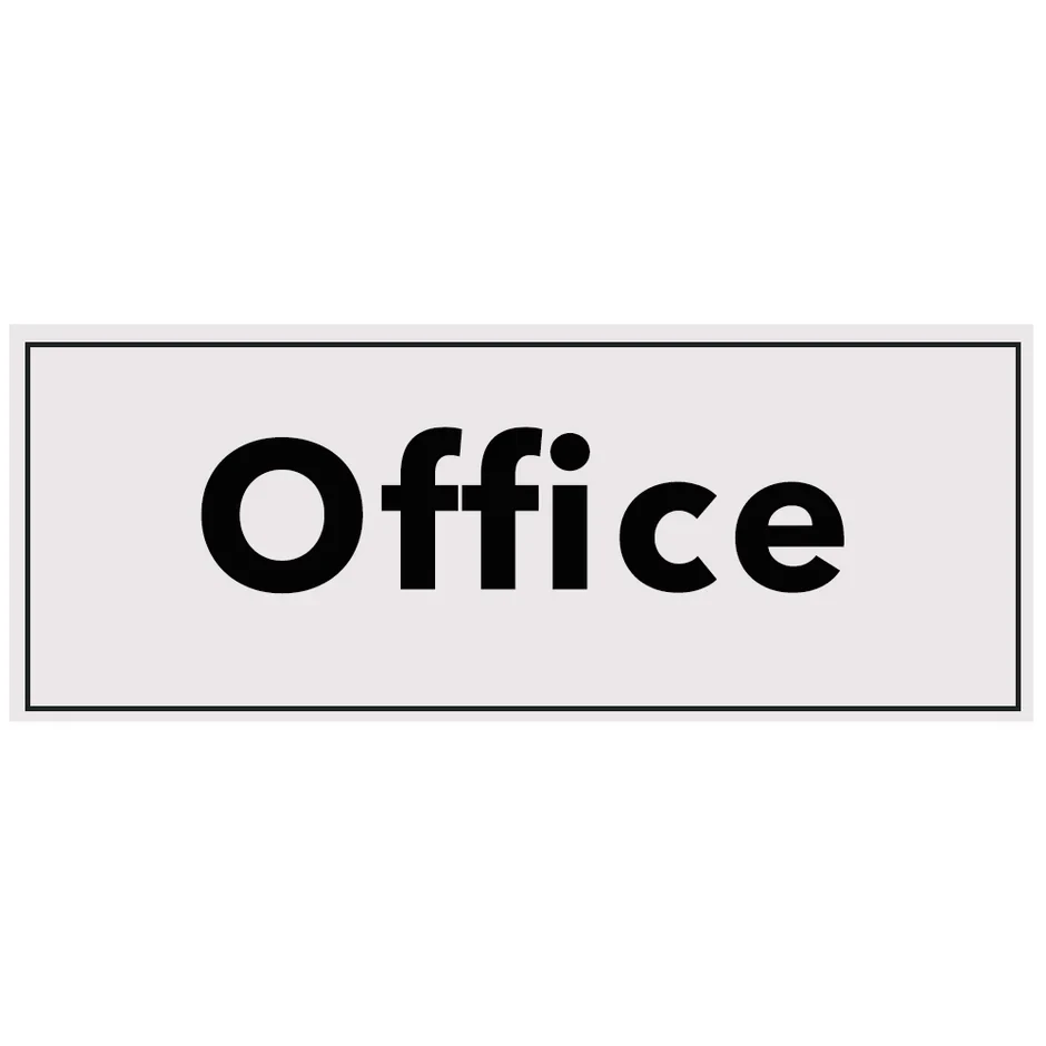 Plastic Sign Office (Large)