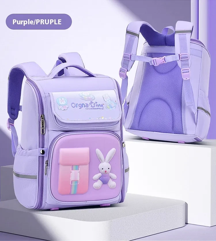 Reduce Burden And Protect Spine Children's Large Capacity Cartoon Backpack