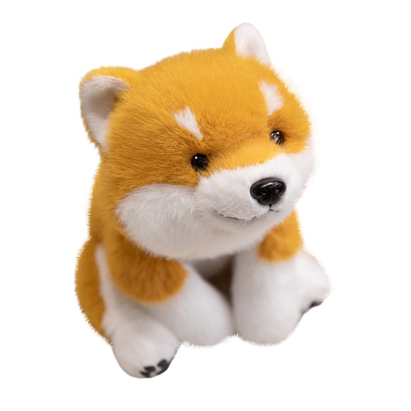 Cute Lying Posture Dog Cartoon Doll Plush Toys