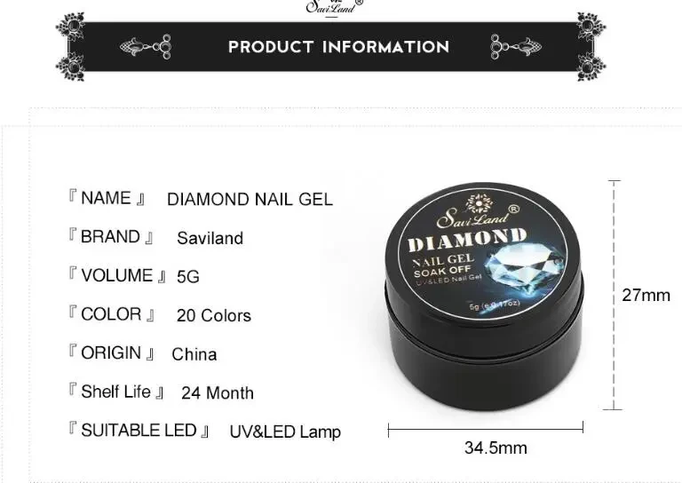 Diamond Nail Gel