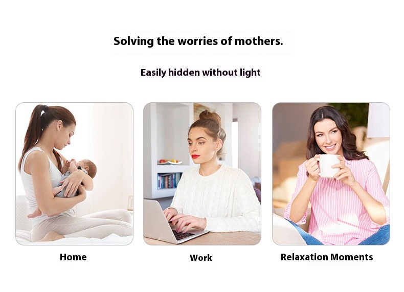 Postpartum Mom's Bag Pain Free Ultra Quiet Wearable Breast Pump Integrated Breast Pump Milk Extractor
