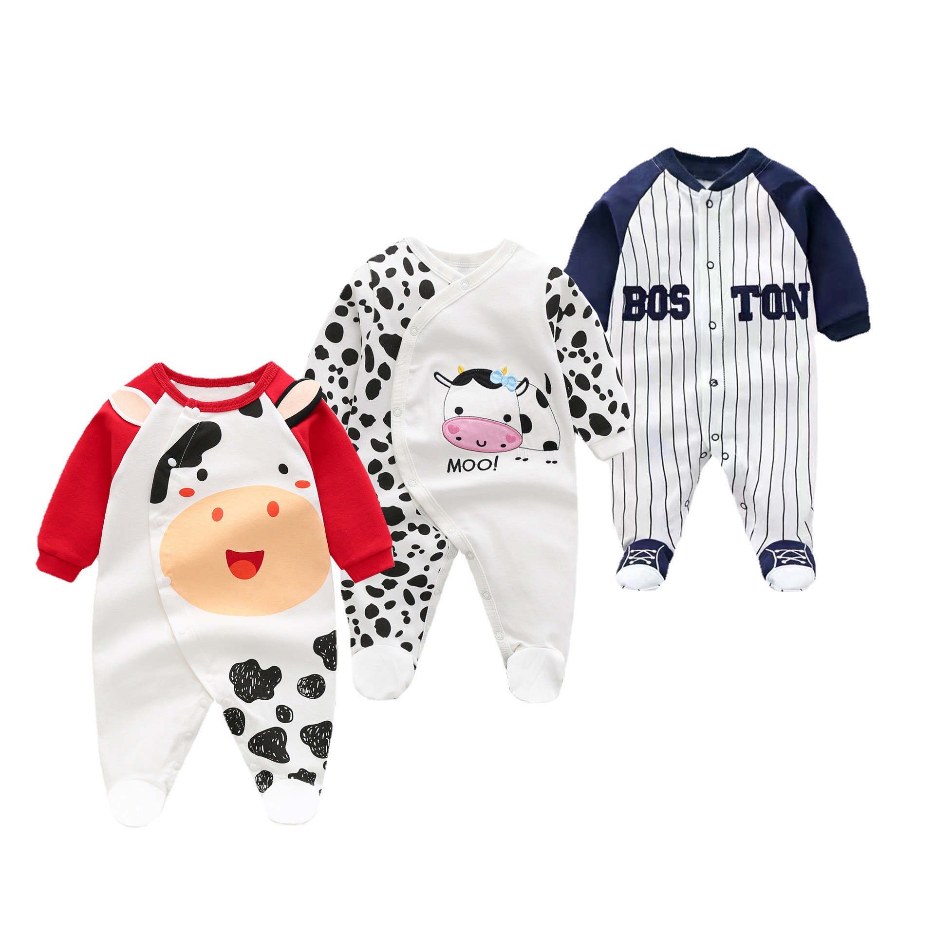 Baby Rompers Long Sleeve Cotton Jumpsuit