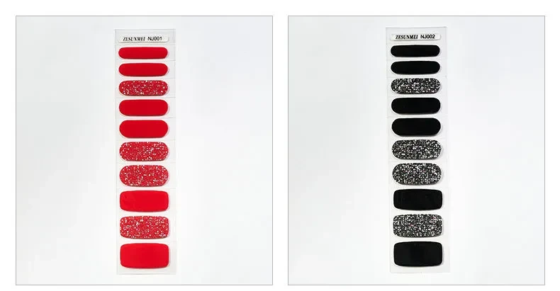 Solid Color Full Paste Waterproof Manicure