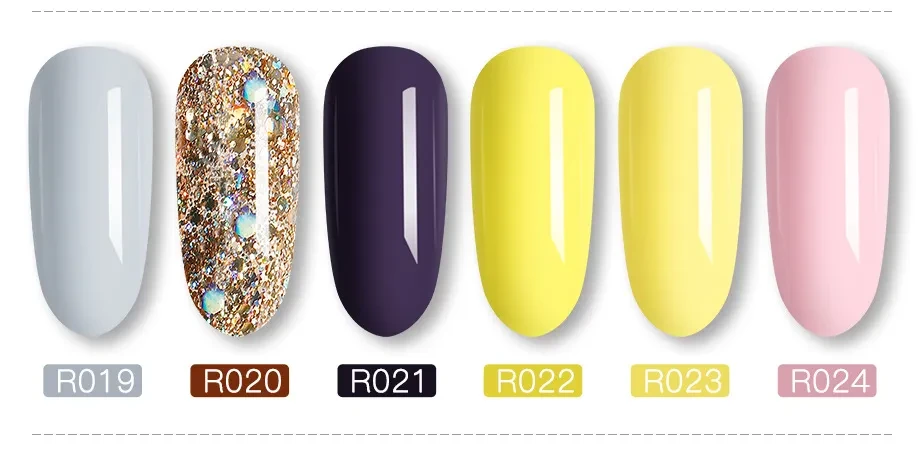 Trapezoidal Plastic Bottle 7.3ml Mixed Nail Polish Glue