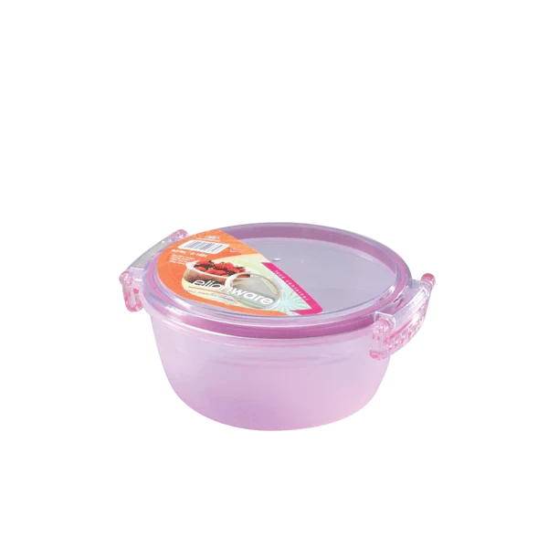 Round Food Container with Clip (Small)