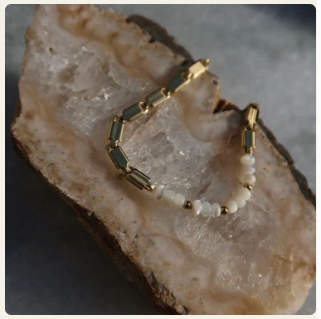 Bracelet - Pearl + Chain