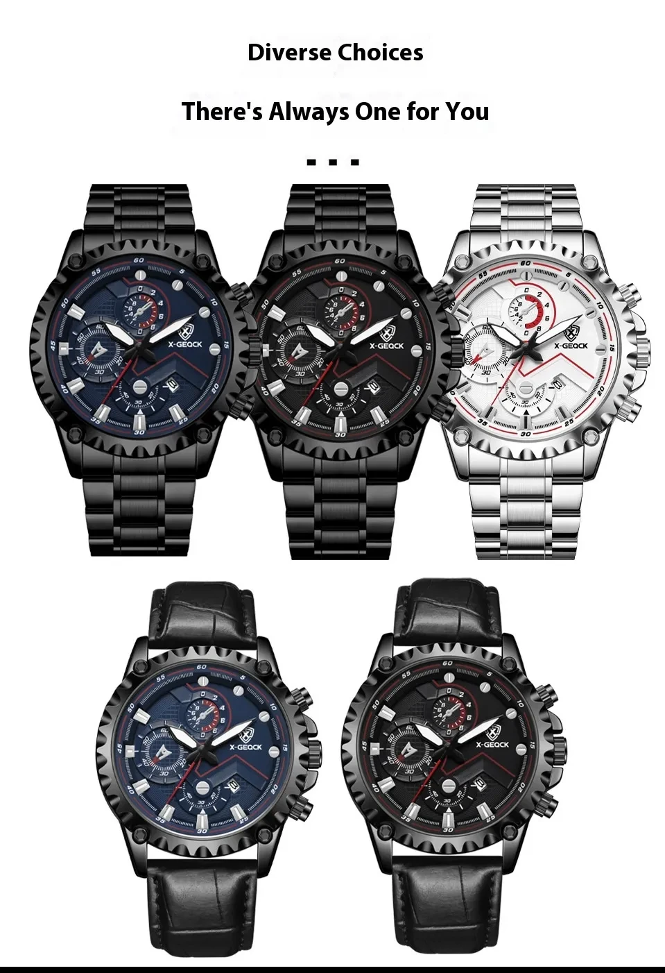 Sports Style Fashion Luminous Men's Quartz Watch