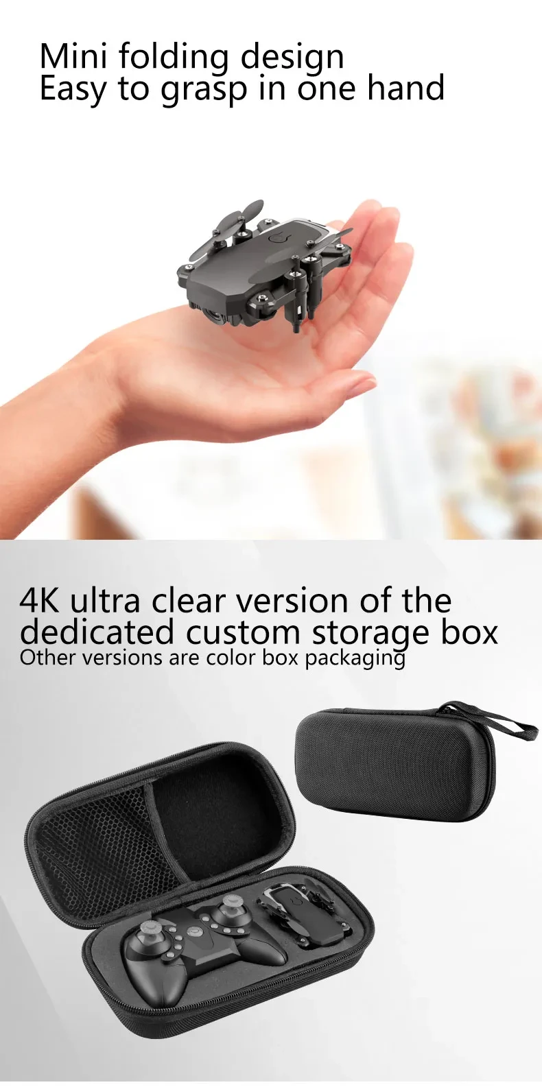 LF606 Folding Aircraft Four-axis HD 4K Aerial Photography