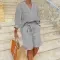 Cotton And Linen Women's Clothing Fashion Casual Set