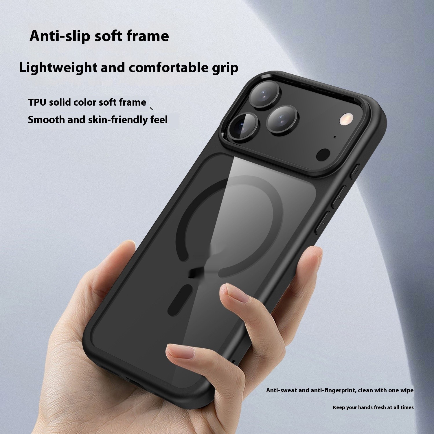 New Phone Case Drop-proof Soft Edges Hard Shell All Wrapped
