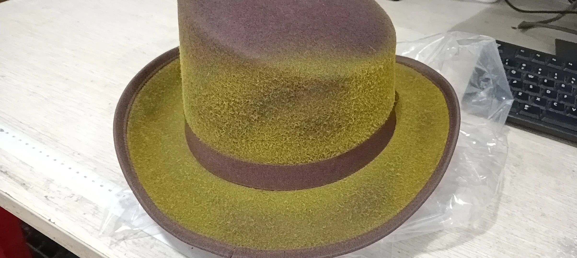 New Cashmere Hat Asymmetric Wool Top Hat for Women & Men