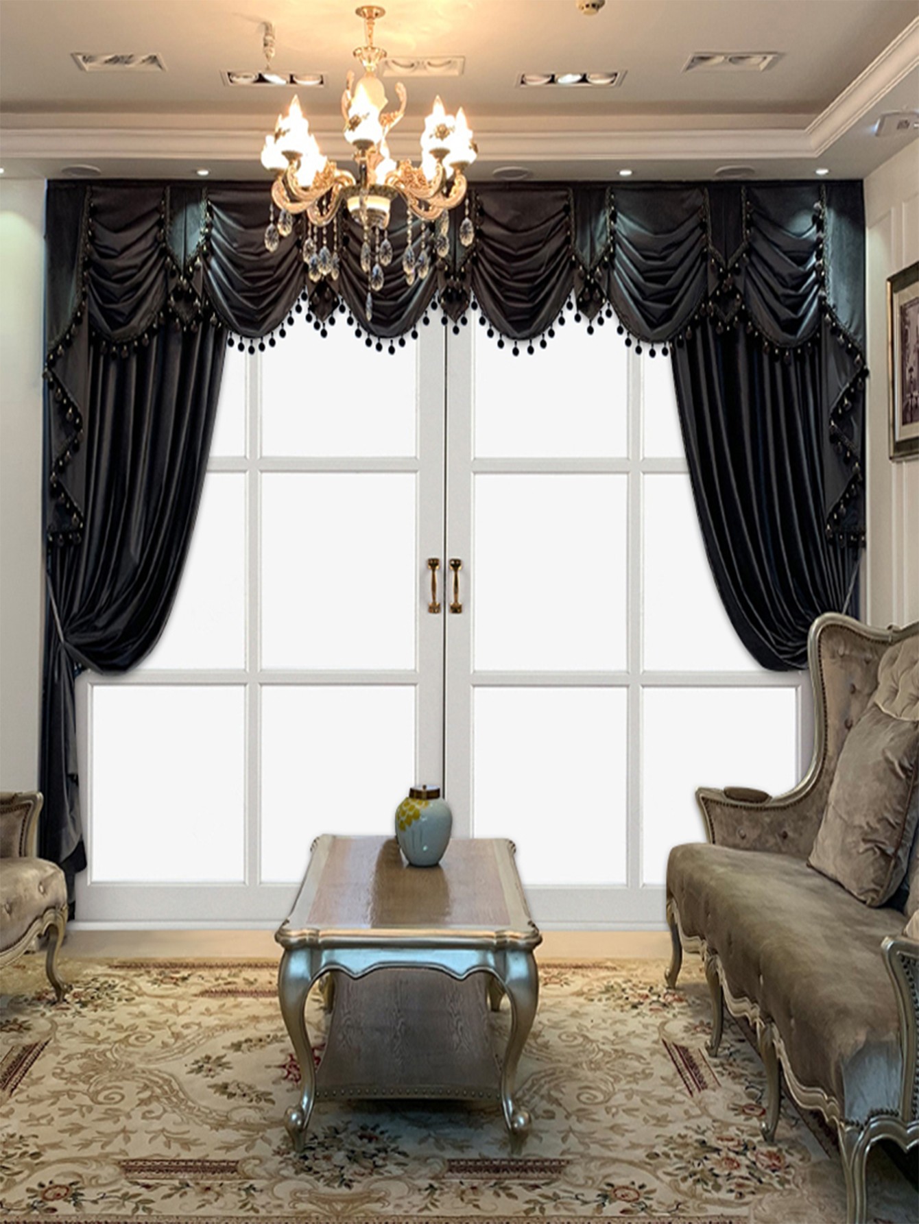 Black Net Curtains