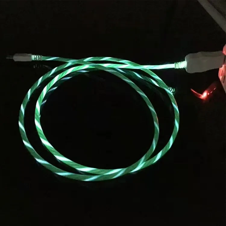 1M led charging cable