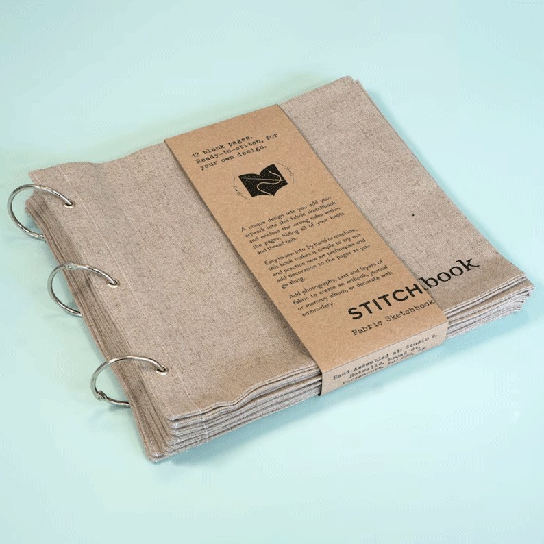 Blank Fabric Painting Sketchbook Props