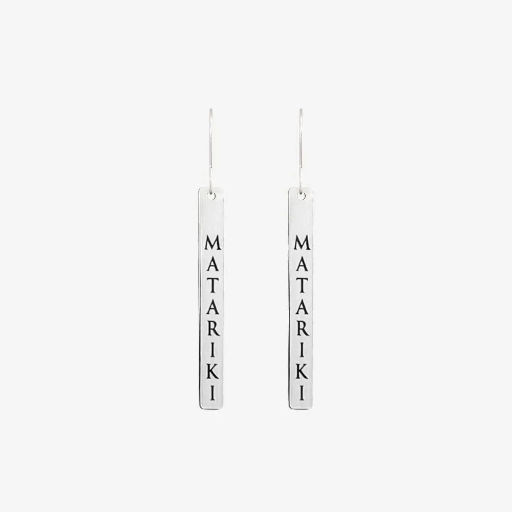 Earrings - Matariki - Rectangle