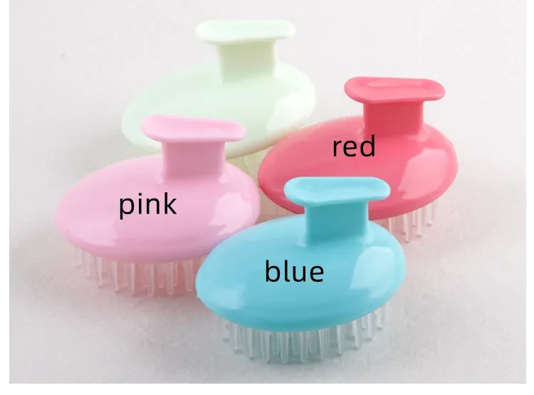 Shower Shampoo Brush Massage Comb Plasti