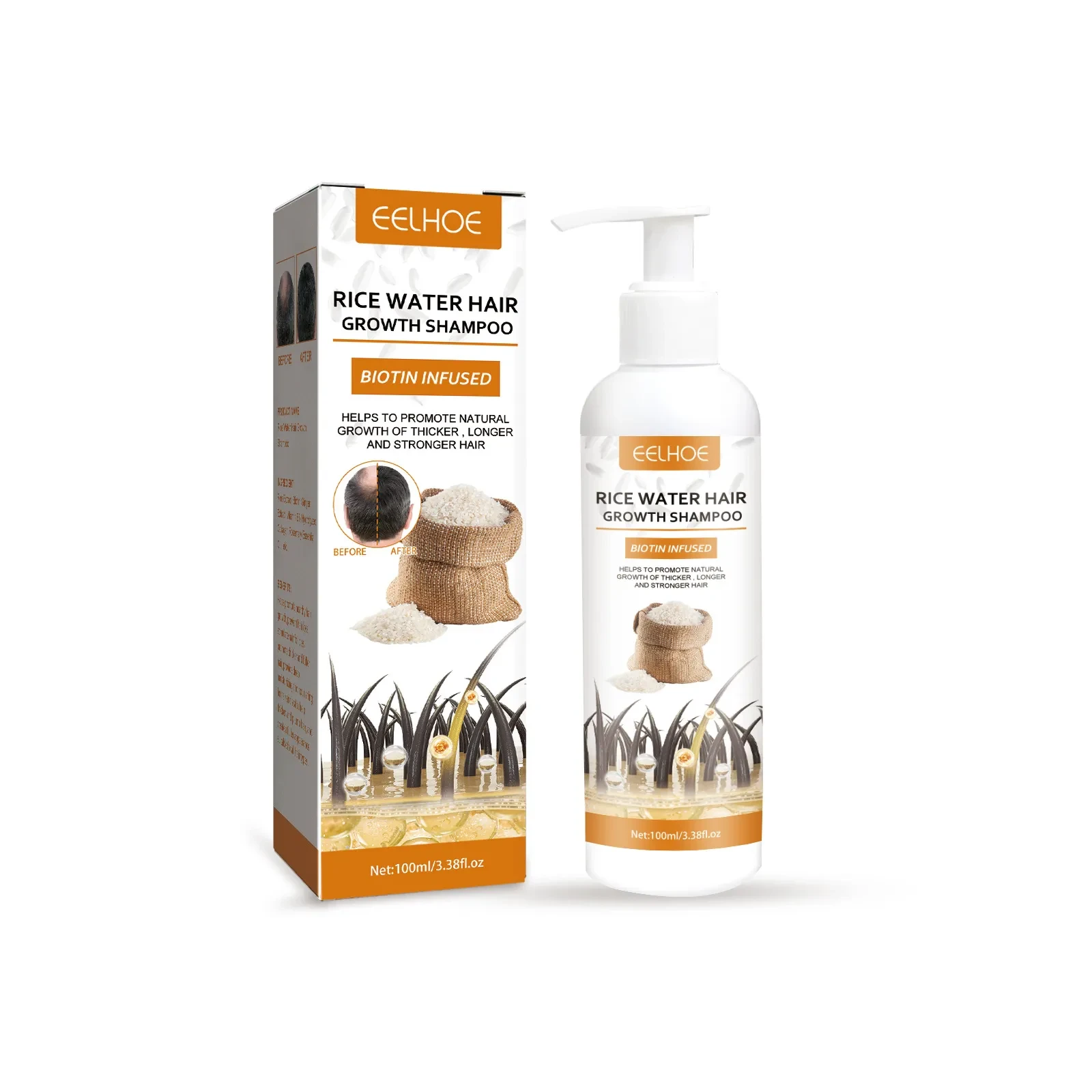 Rice Deep Cleaning Thick Conditioning Shampoo