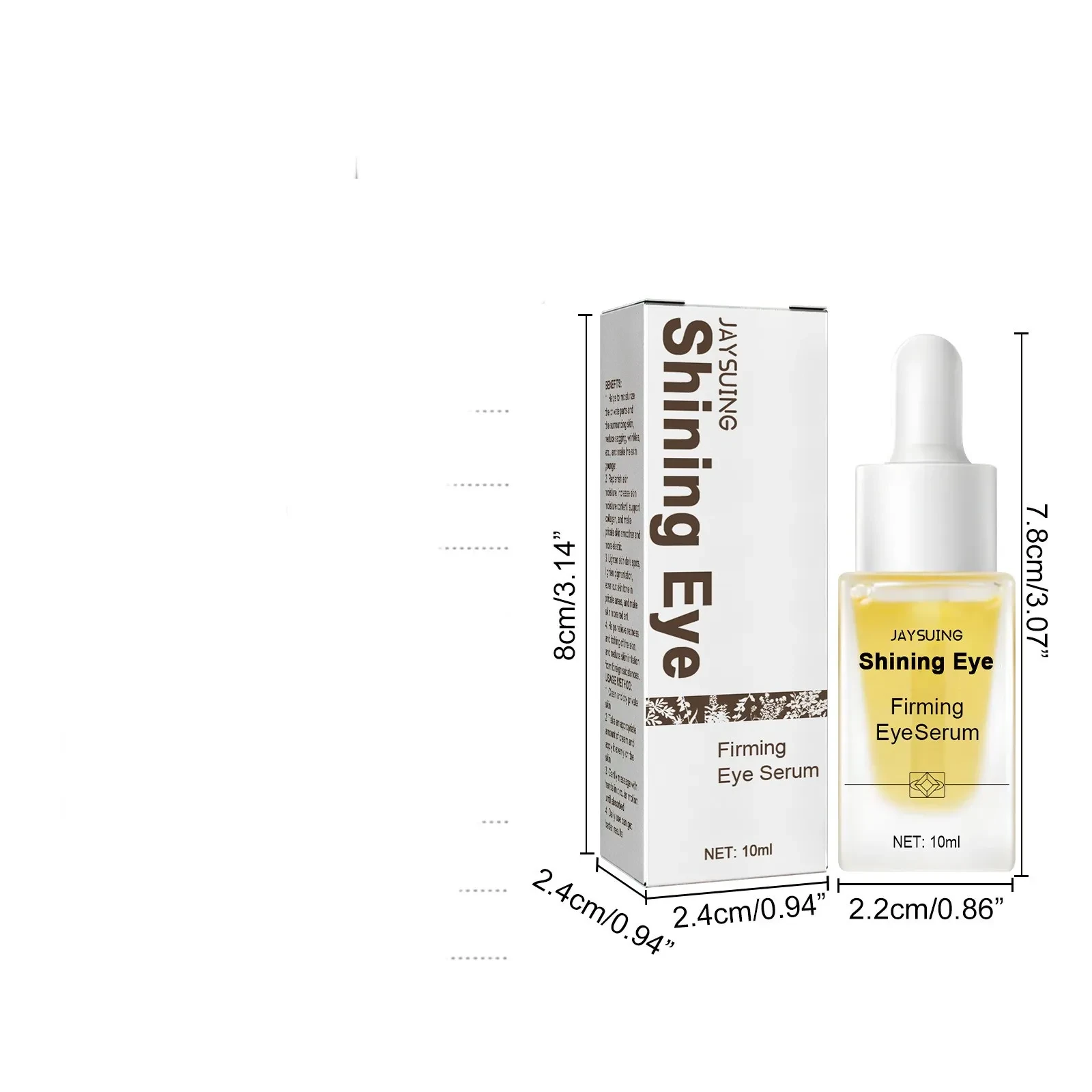 JAYSUING Shining Eye Firming Eye Serum  Brighten and Firm Your Skin Around the Eyes
