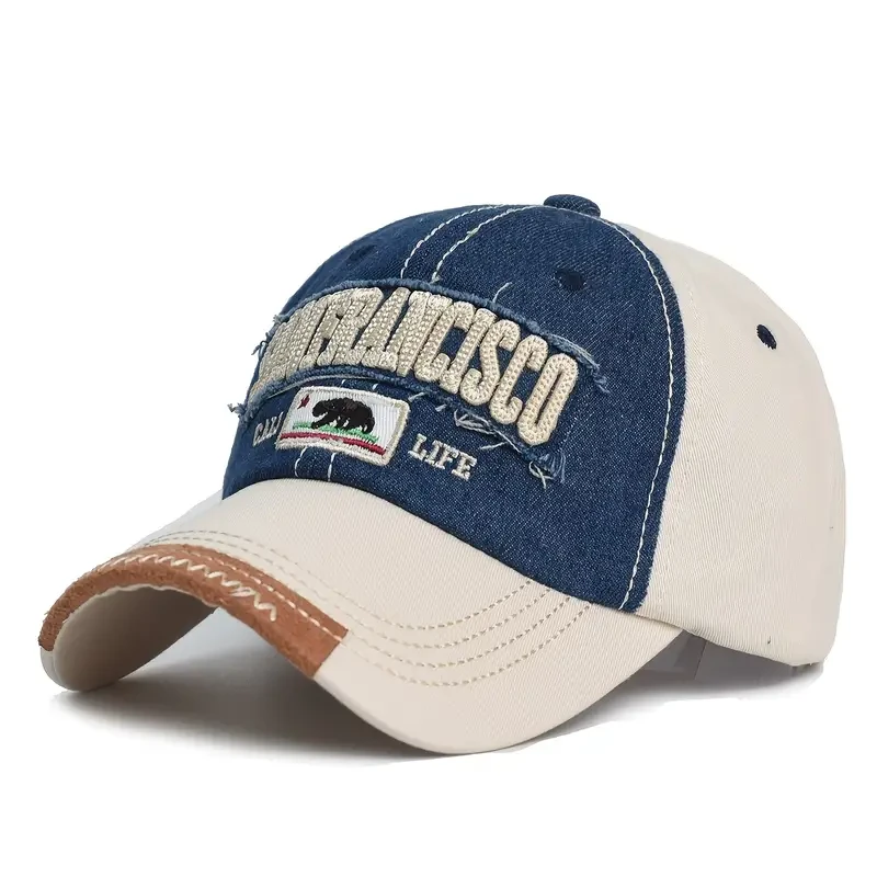 Vintage-Style Bear Baseball Cap
