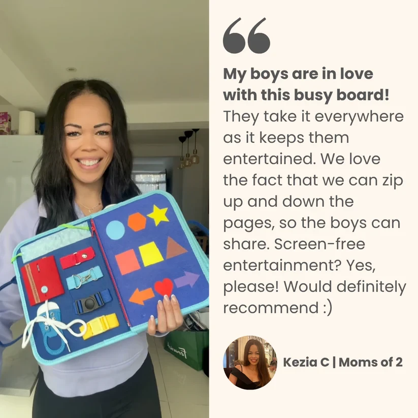 Toddla Montessori Busy Board