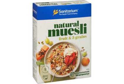 Muesli Natural Fruit & 5 Grain